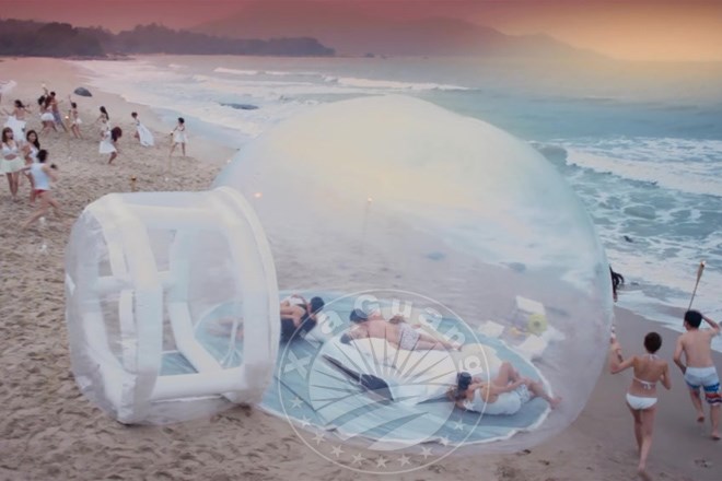 庄浪充气球形帐篷